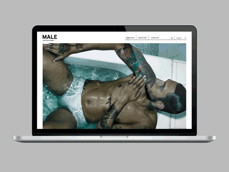 Male | e-commerce | Part 1 beauty product desktop ecommerce home male men site store ui ux website