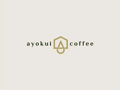 ayokui coffee cafe cafe logo coffee roastery