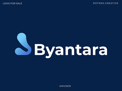 byantara accountant app application computer connection digital geometric logo modern technology