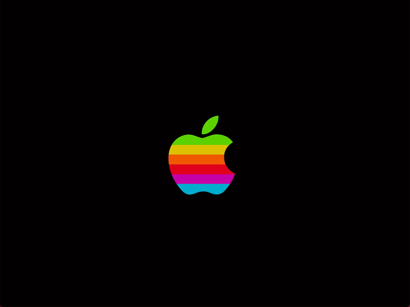 apple logo Intro adobe xd animation apple design icon minimal ui uiuxdesign ux