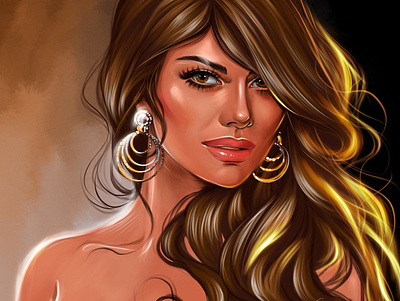 Wotercolor digital portrait art artist artwork cartoon cartoon character design digital digitalart drew portrait