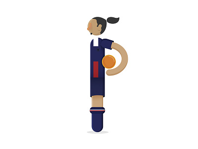 Zlatan P Type character design futbol illustration soccer type typography vector zlatan