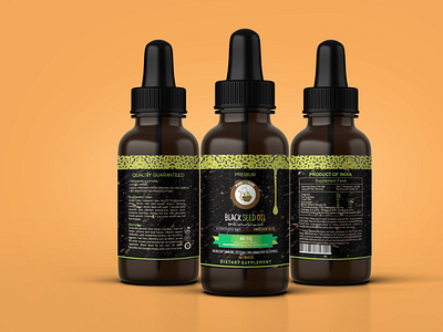 I will do premium cbd label design, hemp label, bottle label