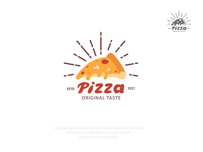 Pizza Slice Logo italy
