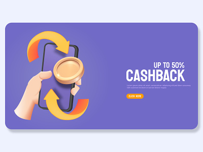 3D Cash Back Mobile Phone 3d icon