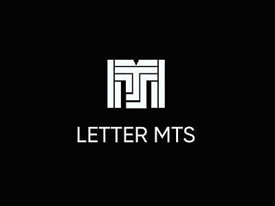 LETTER MTS LOGO For Sale ( Including Editing) branding flat design illustration logo logo design minimal typography