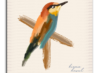Manuk animal bird colorfull ilustration logo logo inspiration vector art