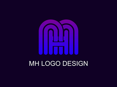 MH Logo Design For Sale letter mh letter mh lettering logo logo design logo hm logo hm logo mh monogram logo