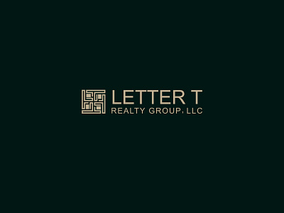 Letter T Real Estate Logo