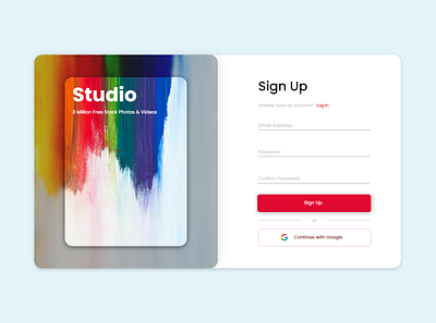 Sign Up Page dailyui