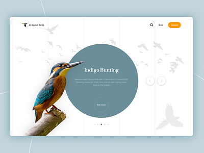 Web site design: landing page home page UI