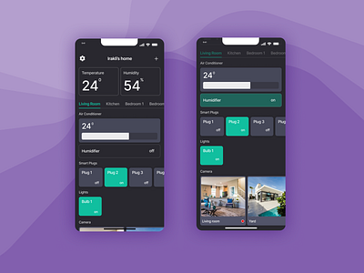 Smart home remote adaptive control dailyui design home inspiration landing mobile remote smart ui ux