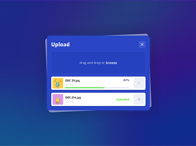 File Upload 2d art clean dailyui design figma flat minimal saas ui upload ux web website