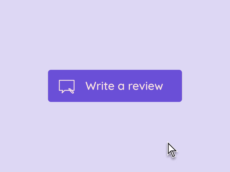 Write a review button interaction animation button interaction lottie motion motion graphics