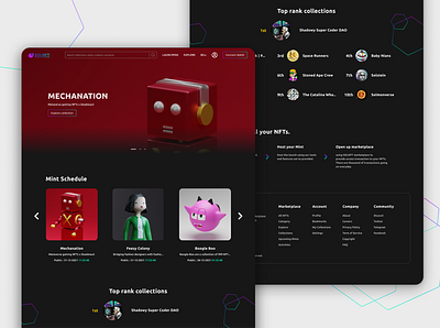 NFT Marketplace Exploration design figma illustration ui uiux webdesign