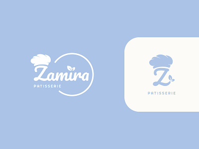 Zamira Patisserie branding cake design graphic design illustration lettering logo logotype minimalistic patisserie pies sweet logo z logo z logotype