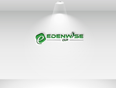 Edenwise DP Development project company logo branding charity logo design development agency logo development company logo flat logo minimal