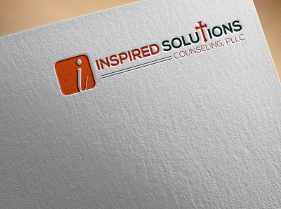 Inspired Solution Counselling/ church logo branding church branding church logo counselling logo design flat logo minimal