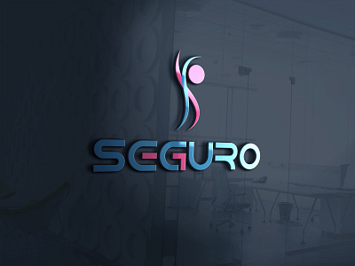SEGURO Sports brand logo branding design flat logo minimal sports accessories shop logo sports app sports brand logo sports branding sports company logo sporty logo