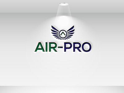 A minimalist logo with wings