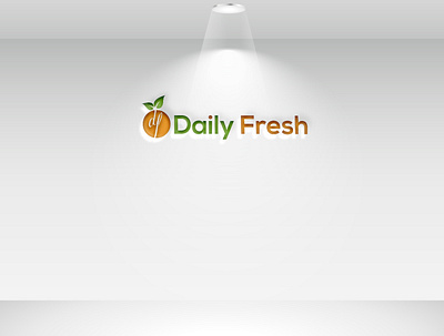 Fruit logo branding design flat fruit shop logo logo minimal