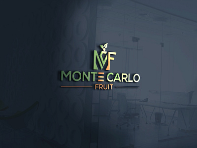 MCF fruit logo branding design flat fruit logo logo mcf logo mcf logo mcf minimal logo minimal