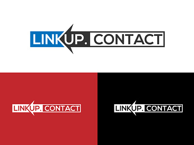 Linkup Contact Minimalist logo branding design flat logo minimal