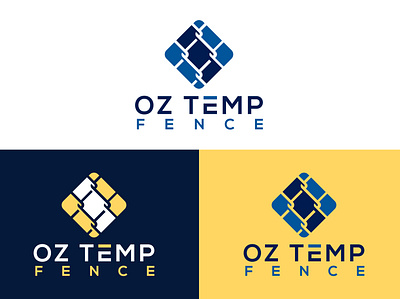Fence company logo branding design fence logo flat logo minimal