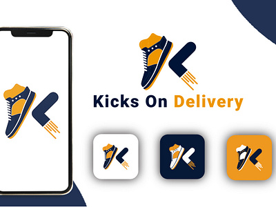 Shoes Delivery app logo/ Shoe app icon / Shoe branding