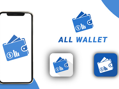 Wallet app logo / Wallet app icon / Branding app icon app logo branding design ecommerce flat logo minimal wallet app wallet app icon wallet app logo wallet branding