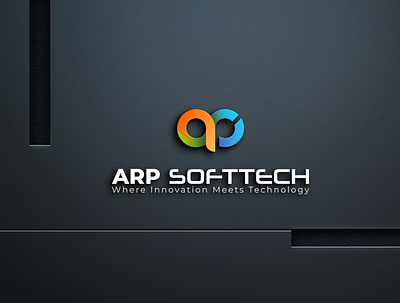 ARP 3D modern logo 3d logo arp logo branding design flat logo minimal modern logo