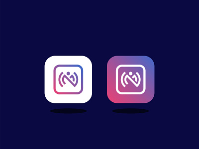 Newme Social media app logo design