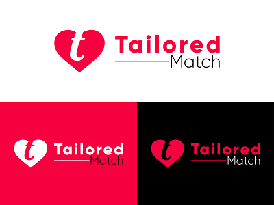 Tailored Match Website logo app icon app logo branding design flat graphic design illustration logo minimal motion graphics ui vector