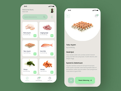 Grocery Market App app branding design ecommerce graphic design grocery illustration logo market ui ui ux design ux vector