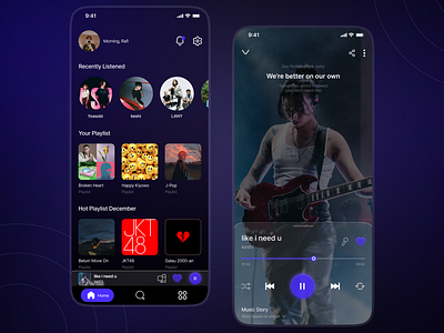 Daily UI #009 Music Player app apps music branding daily ui design graphic design illustration logo music apps music player apps typography ui ui music apps ux vector