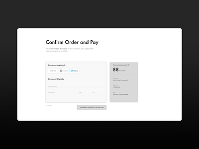 100 Days of UI - #2 100daysofui adobe illustrator checkout form dailyui learning