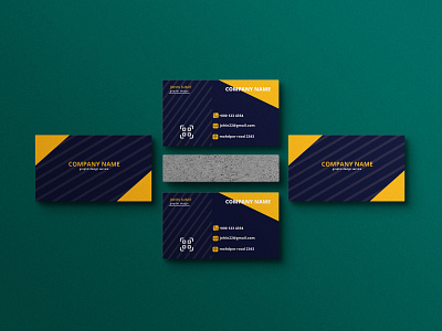 Corporate business card clean design graphic design illustration logo minimal modern simple
