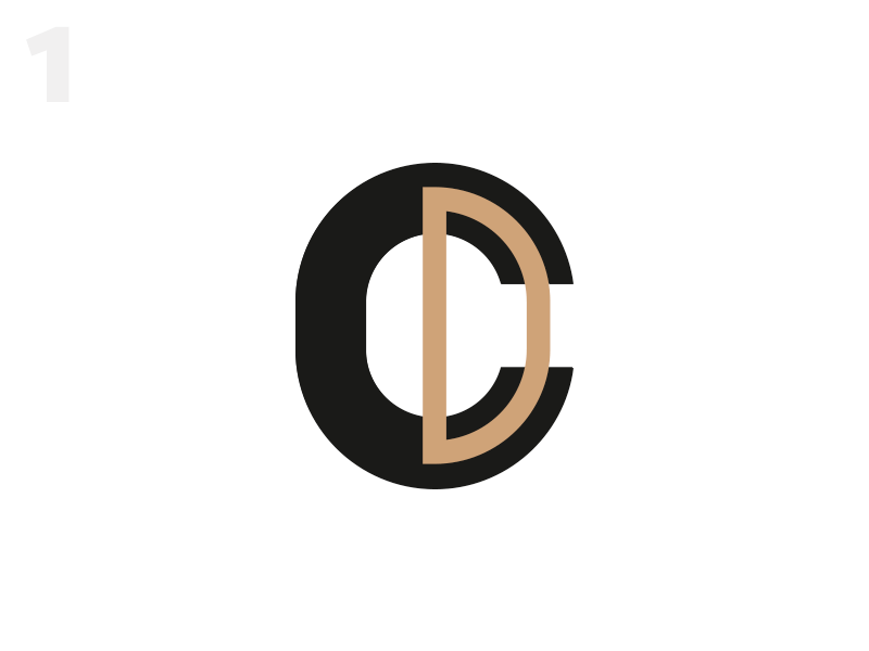 D and C monogram - which one? c d logo monogram