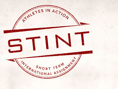STINT logo international logo mission trip sports