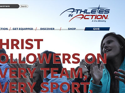 AIA Home Page athletes in action sports website