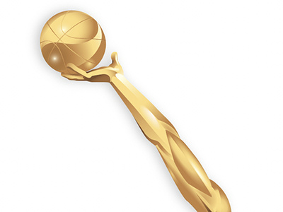 All Star Breakfast Trophy athletes in action basketball help please logo sports trophy