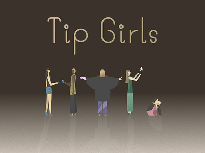Tip Girls Illustration 2 design illustration