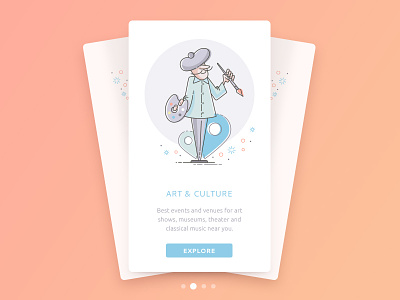 Category Cards art culture icon illustration interface line ui vector