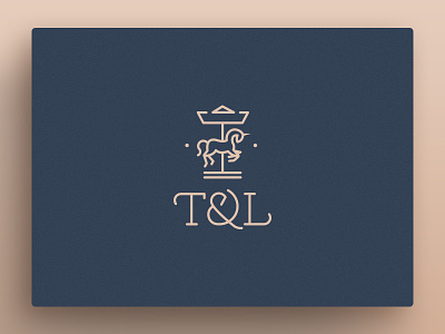 T&L logo carousel horse icon logo logotype unicorn