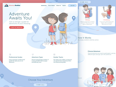 Adventure Landing Page