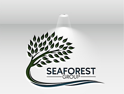 Sea forest adobe illustrator adobe photoshop business logo creative logo flat logo forest logo graphicdesign logo logo maker logodesign logos logotype minimalist logo modern logo professional logo unique logo