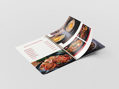 Food Menu Design for Samwon Bandung