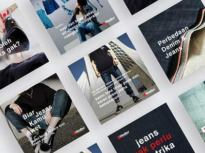 Instagram Post Design for Westlee Jeans branding content design design instagram post