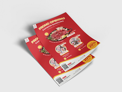 Promotion Flyer for Samwon Bandung branding flyer flyer design graphic design