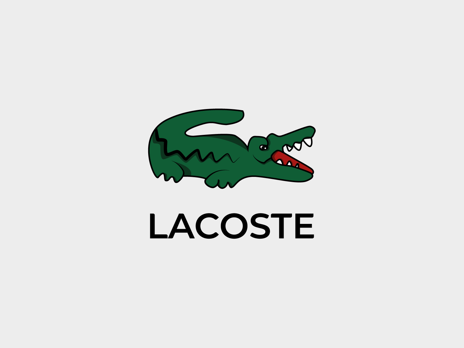 Redesign logo LACOSTE by Eric Le Carer on Dribbble